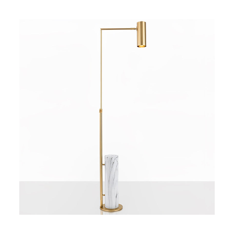 Right-Angle Marble Reading Lamp